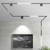 Oprawa szynoprzewód smart 48V V-TAC 10W LED CCT 30st smart WI-FI tracklight czarna VT-3610 2700K-6400K 900lm 3 lata gwarancji